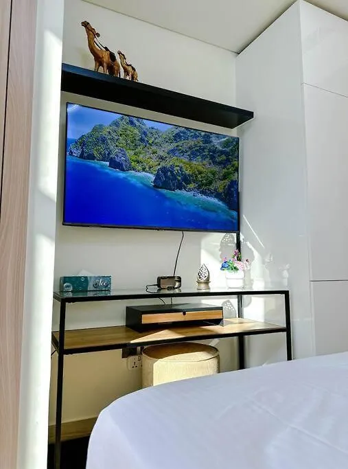 דובאי Naseem Elegant Studio Escape In Al Merkadh דירה