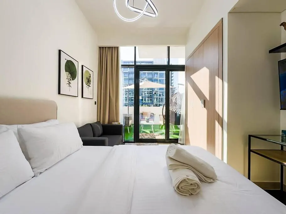 דובאי Naseem Elegant Studio Escape In Al Merkadh